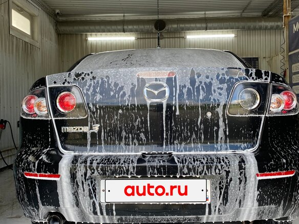 2008 Mazda 3 5-speed I (BK) Рестайлинг, чёрный, 670000 рублей - вид 6