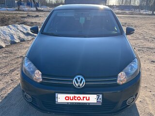 2011 Volkswagen Golf VI, чёрный, 690000 рублей, вид 1