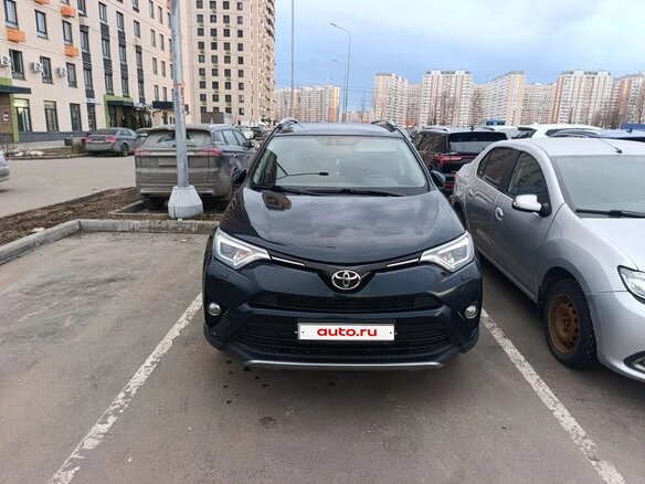 2018 Toyota RAV4 IV (XA40) Рестайлинг, синий, 2000000 рублей - вид 1