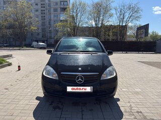 2012 Mercedes-Benz A-Класс 180 II (W169) Рестайлинг, чёрный, 670000 рублей, вид 1