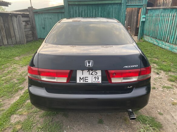 2003 Honda Accord US Market VII, чёрный, 650000 рублей - вид 4