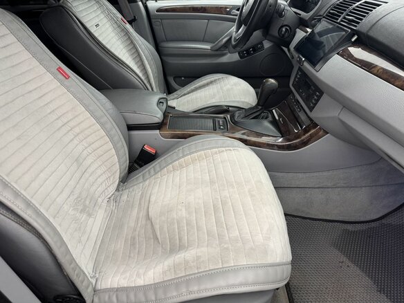 2004 BMW X5 3.0i I (E53) Рестайлинг, серый, 1170000 рублей - вид 9