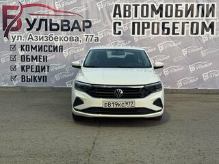 2021 Volkswagen Polo VI, белый, 1370000 рублей, вид 2