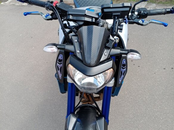 2015 Yamaha MT-09 (FZ-09), серый, 650000 рублей - вид 14