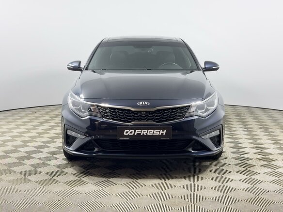 2019 Kia Optima IV Рестайлинг, синий, 2142900 рублей - вид 2