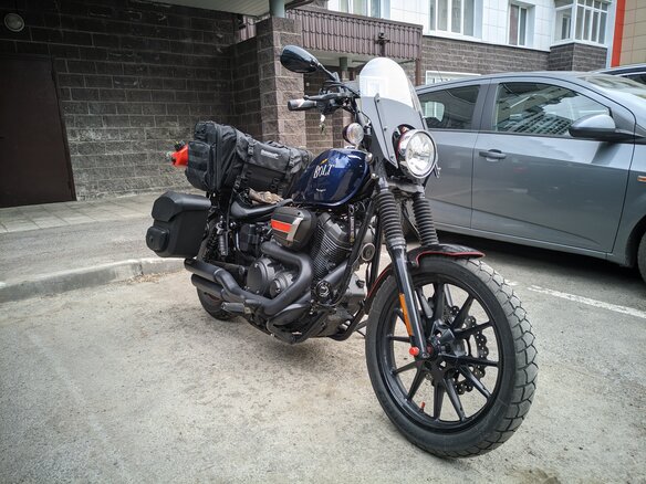 2016 Yamaha XV950 Bolt, синий, 750000 рублей - вид 7