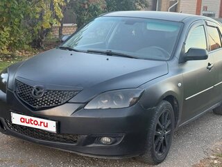 2007 Mazda 3 I (BK) Рестайлинг, чёрный, 329000 рублей, вид 2