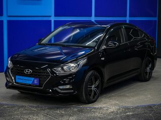 2017 Hyundai Solaris II, чёрный, 980000 рублей, вид 2