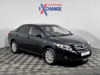 2008 Toyota Corolla AMT X (E140, E150), чёрный, 729000 рублей, вид 3