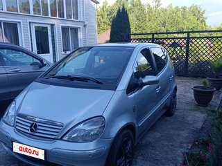 2003 Mercedes-Benz A-Класс 160 I (W168) Рестайлинг, серебристый, 350000 рублей, вид 2