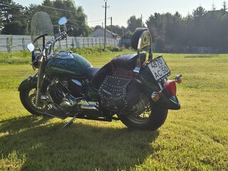 2001 Yamaha XVS1100, зелёный, 599000 рублей, вид 5