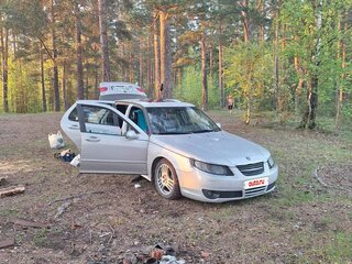 2006 Saab 9-5 I Рестайлинг 2, серебристый, 615000 рублей, вид 3