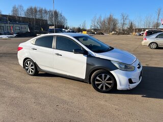 2013 Hyundai Solaris I, белый, 400000 рублей, вид 2