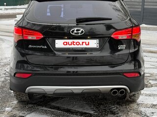 2013 Hyundai Santa Fe III, чёрный, 1600000 рублей, вид 4
