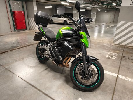 2013 Kawasaki ER-6N, зелёный, 360000 рублей, вид 1