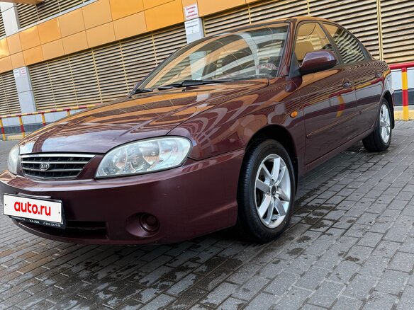 2006 Kia Spectra I Рестайлинг 2, красный