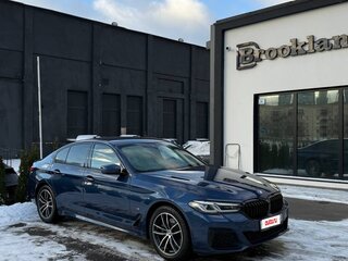 2021 BMW 5 серии 520d xDrive VII (G30/G31/G38) Рестайлинг, синий, 4600000 рублей, вид 2