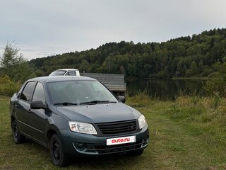 2013 Lada (ВАЗ) Granta I, синий, 540000 рублей, вид 4