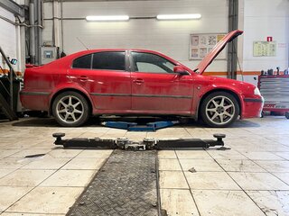 2007 Skoda Octavia I (A4) Рестайлинг, красный, 390000 рублей, вид 3