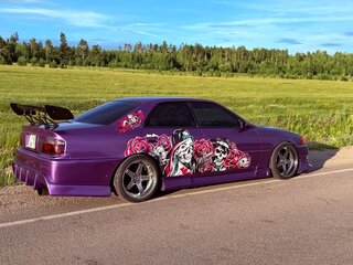 1998 Toyota Chaser VI (X100) Рестайлинг, фиолетовый, 1250000 рублей, вид 3