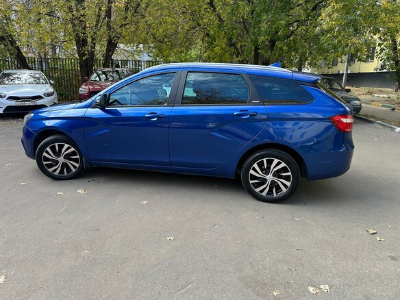 2021 Lada (ВАЗ) Vesta SW I, синий, 1300000 рублей - вид 5