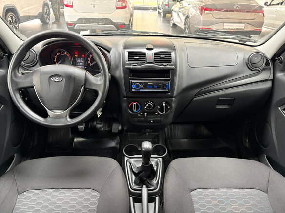 2021 Lada (ВАЗ) Granta I Рестайлинг, серый, 472000 рублей - вид 13