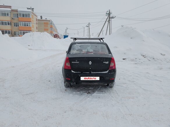 2011 Renault Logan I Рестайлинг, чёрный, 259000 рублей - вид 2