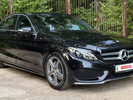 2015 Mercedes-Benz C-Класс 180 IV (W205), чёрный, 2350000 рублей, вид 2