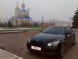 2008 BMW 5 серии 520d V (E60/E61) Рестайлинг, чёрный, 950000 рублей, вид 1
