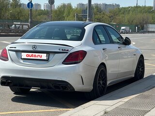 2018 Mercedes-Benz C-Класс AMG 63 AMG S IV (W205) Рестайлинг, белый, 6500000 рублей, вид 3
