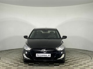 2011 Hyundai Solaris I, чёрный, 650000 рублей, вид 2