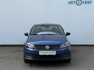 2017 Volkswagen Polo V Рестайлинг, синий, 880000 рублей, вид 2