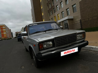 2010 Lada (ВАЗ) 2107, серебристый, 200000 рублей, вид 2