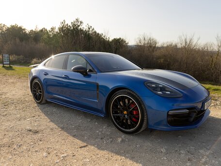 2017 Porsche Panamera Turbo II, синий, 10900000 рублей, вид 1