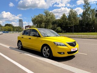 2006 Mazda 3 I (BK) Рестайлинг, жёлтый, 450000 рублей, вид 3