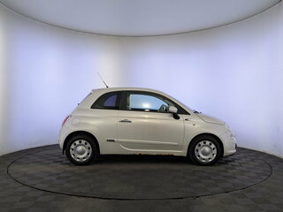 2010 Fiat 500 II, белый, 750000 рублей, вид 4