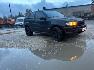 2002 BMW X5 4.6is I (E53), чёрный, 900000 рублей, вид 1