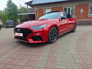 2021 Hyundai Sonata N-Line VIII (DN8), красный, 2600000 рублей, вид 1