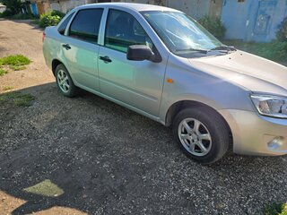 2012 Lada (ВАЗ) Granta I, серебристый, 415000 рублей, вид 3