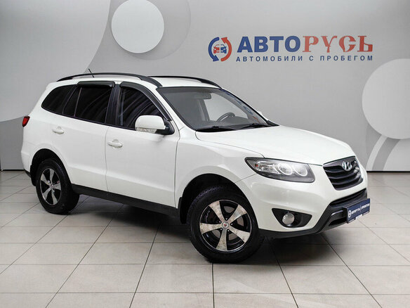 2011 Hyundai Santa Fe II Рестайлинг, белый, 1244000 рублей