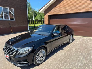 2014 Mercedes-Benz S-Класс 350 CDI BlueTEC Long 7G-TRONIC VI (W222, C217), чёрный, 3400000 рублей, вид 1