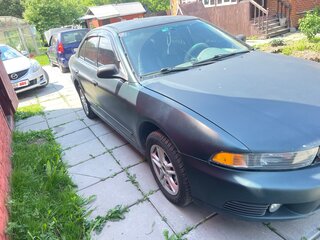 2002 Mitsubishi Galant VIII Рестайлинг, зелёный, 350000 рублей, вид 1