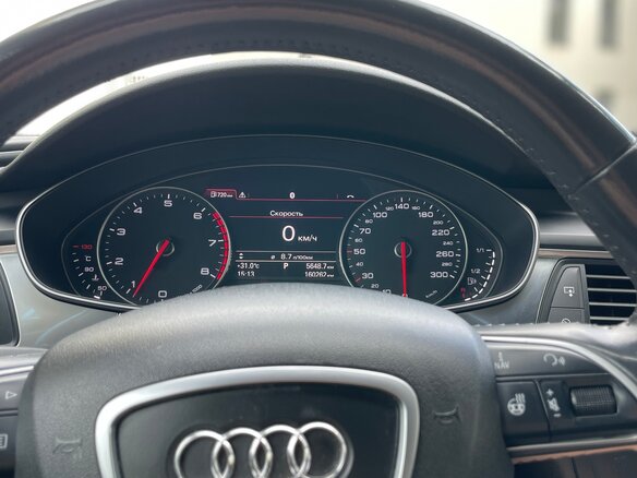 2012 Audi A6 IV (C7), чёрный - вид 19