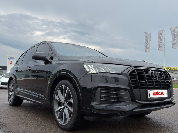 2020 Audi Q7 45 TDI II (4M) Рестайлинг, чёрный, 6490000 рублей - вид 6