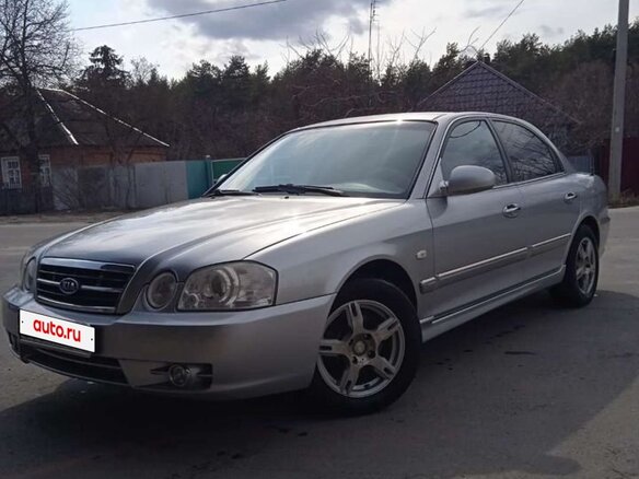 2005 Kia Magentis I Рестайлинг, серебристый, 600000 рублей
