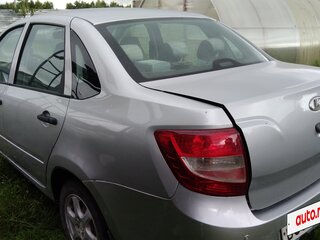 2012 Lada (ВАЗ) Granta I, серебристый, 290000 рублей, вид 5