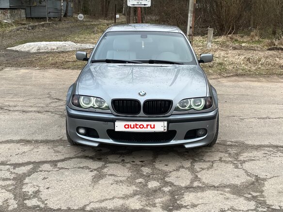 2003 BMW 3 серии 320i IV (E46) Рестайлинг, серый, 780000 рублей - вид 1