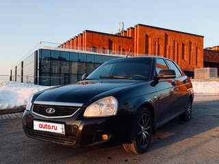 2012 Lada (ВАЗ) Priora I, чёрный, 350000 рублей, вид 3