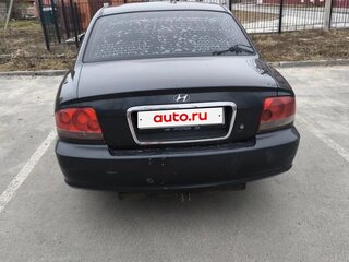2007 Hyundai Sonata ТагАЗ IV (EF) Рестайлинг, чёрный, 385000 рублей, вид 3