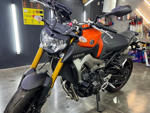 2014 Yamaha MT-09 (FZ-09), оранжевый
